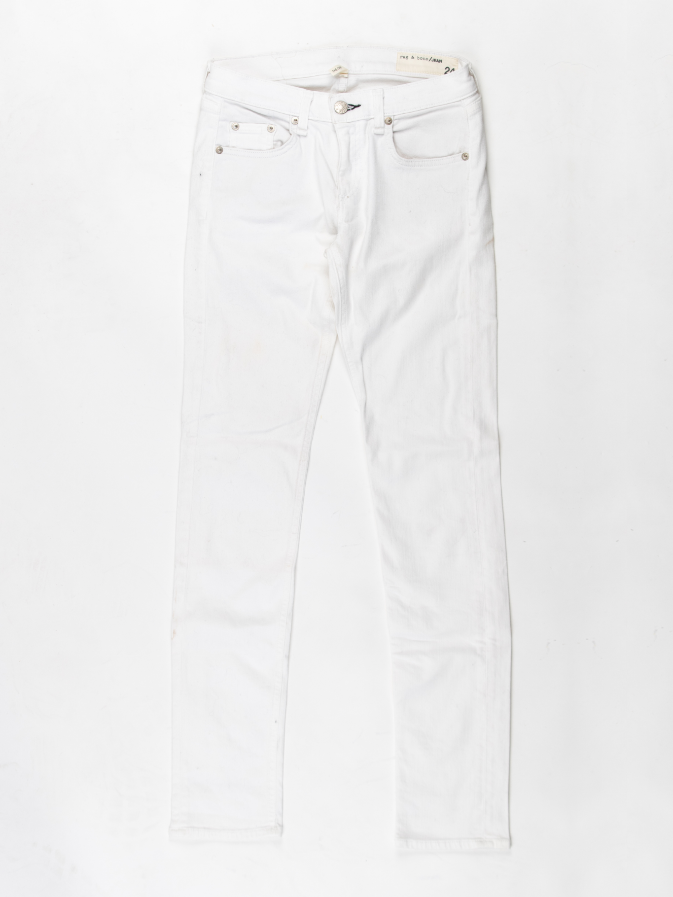 'The Dre' White jeans
